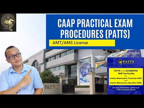 CAAP Practical Exam for AMT/AMS License at PATTS .